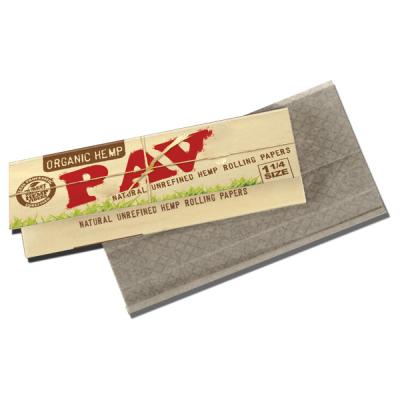 China Eco-friendly RAW 1/4 Classic 50 Sheets Per Rolls Pre-Roll Cones Rolling Paper for sale