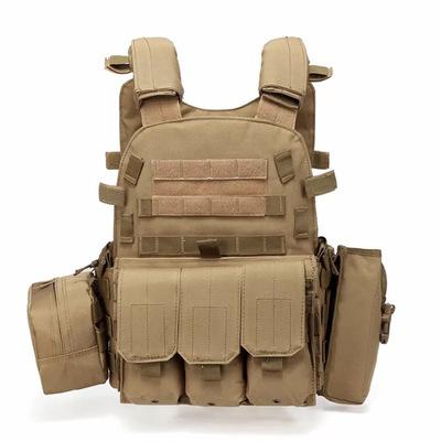 China Customizable Combat Vest Police Security Molle Nylon Military Black Tactical Vest for sale