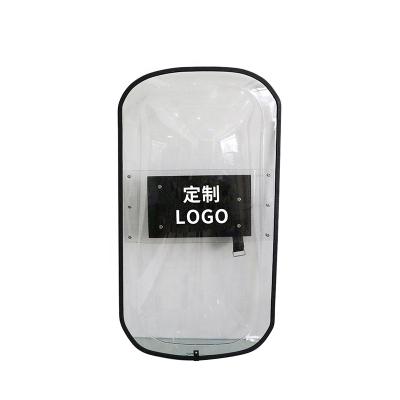 China HDPC Clear Police Team Security Anti Riot Protective Shield 1000*550mm for sale