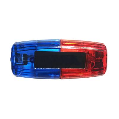 China Aluminum Red Blue Led Traffic Shoulder Light Waterproof Roadway Safety Rechargeable Police Shoulders Warning Light for sale