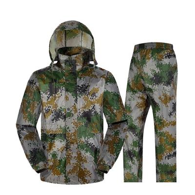 China factory directly sell good quality camouflaged waterproof raincoat for police pu coated camouflage raincoat nylon fabric 1000*550mm for sale