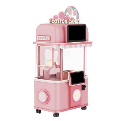 China Commercial Electric Fully Automatic Sugar Food Candy Floss Vending Robot Flower Marshmallow Makers From Hotel Subway Station Guangzhou Factory for sale