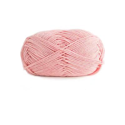 China Sustainable Colored Acrylic Yarn And Cotton Blended Yarn For Hat Scarf Crochet Yarn for sale