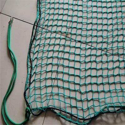 China Rear Cargo Storage in Cars Green Nylon Mesh Cargo Net for sale