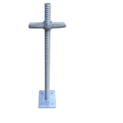 China Contemporary High Tensile Electric Galvanized Hot Dip Galv Fastener Scaffolding Solid Screw Jack Nut for sale