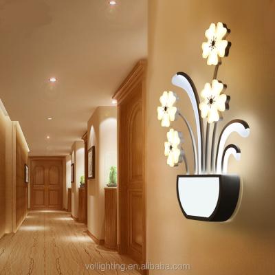 China Modern Led Lamp Child's Wall Room Lighting Decorative Led Flower Wall Lighting Indoor Lighting for sale