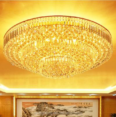 China Crystal Decorative round pendant light ceiling in clear crystal # 40 fixtures vol. crystal ball for sale