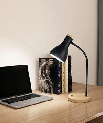 China Hot sale LED table lamp farmhouse table light iron light farmhouse reading table lamp vintage industrial style for sale