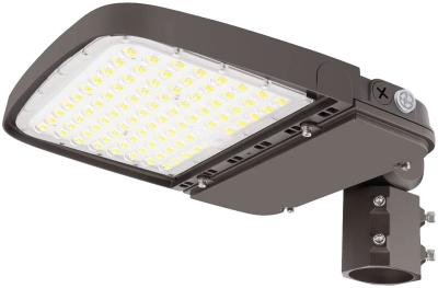 China Power Adjustable LED Parking Lot Lights IP66 LED Shoe Box Light 3000K 4000K 5000K 6000K for sale