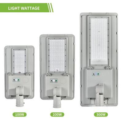 China 70Ra All In One Luz solar de calle 160lm/W Luz solar LED exterior 6V en venta