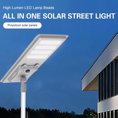 China Lâmpada de rua solar 100W Alumínio Luz exterior 18V 36V à venda