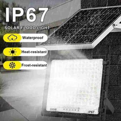 China IP67 Wall Mounted Floodlight 40W 50W 100W 200W 300W Solar Garden Floodlight for sale