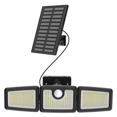 China Luz solar de parede LED 3000K 6000K PIR Luz de parede exterior 100lm/W Quente Frio Ajustável à venda