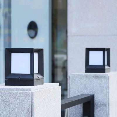 Cina Luce per pilastri di cancello nero / grigia luminose intelligenti per pilastri di cancello in vendita