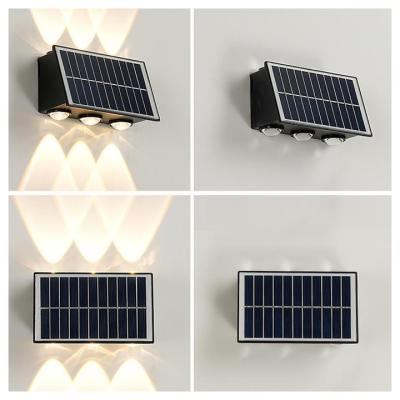 China Luz solar de parede inteligente IP65 Sensor de movimento Luz de parede Brilho ajustável à venda