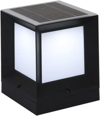 China Waterproof Modern Outdoor Pillar Lights Black / Grey Garden Pillar Light for sale