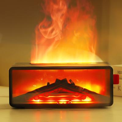China Lâmpada de lareira LED com efeito de chama com função de difusor de aroma, luzes de ambiente multicoloridas com controle remoto perfeito para casa à venda