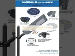 6000K - 6500K Solar Integrated Street Light 4 Megapixel Camera Street Light