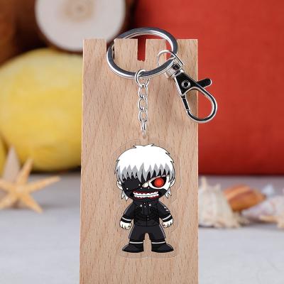 China Metal Anime Tokyo Ghoul Sasaki Haise Kaneki Ken Acrylic Keychain for sale