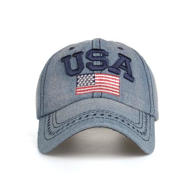 China 2020 Hot Sale Image American Flag Trump Cowboy Trump USA Hats For President Election for sale