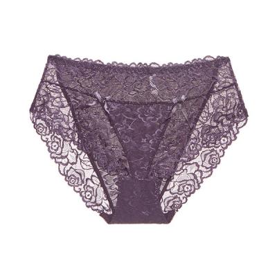 China BEIZHI Breathable Hot Selling Plus Size Full Lace Luxury High Waist Women's Underwear Lace Panties for sale