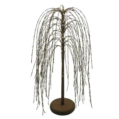 China Vintage Cream Pip Berry Weeping Willow Tree Country Decorative Art, 24-Inch for sale