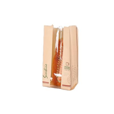 China Recycled Materials Custom Printed Eco Friendly Kraft Paper Bag Resealable Paper Bags With Your Own Logo for sale