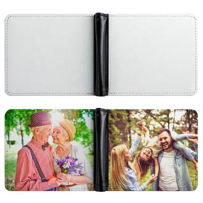 China PU Sublimation Waterproof Wallet Men Plain Wallets With Double Sides Printing for sale