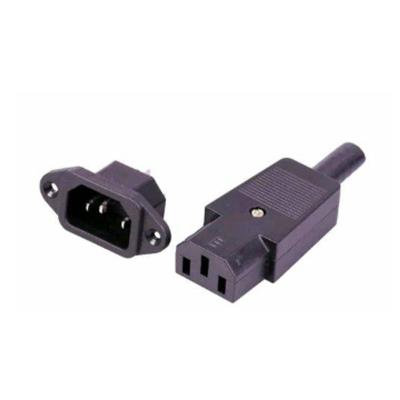 China Three-Core Products Mains Power Cord Male Plug Socket Head Female AC Power Female Pure Copper Holder for sale