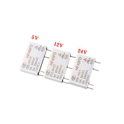 China New Original HF49FD/005-1H11 HF49FD/005-1H11 HF49FD-005-1H11 HF49FD 5V 12V 24V Power Relays for sale