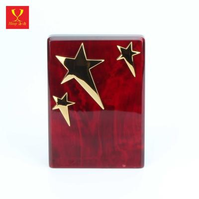 China India Blank Piano Cladding Plate With Gold Metal Star for sale