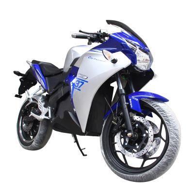 China 2021Cheap Price Mens Electric Motorcycle 3000W 72V Motorcycle Outboard Racing CKD In India for sale