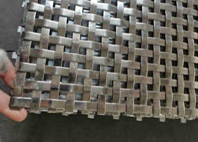 China 16mm Hole 8mm X 2mm Flat Metal Mesh SS304 High Strength And Durable for sale