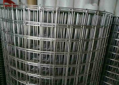 China Opgepoetste SS304 0,5 Duim Gelaste Draad Mesh Rolls Bright Silver Te koop