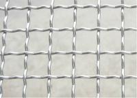 China Dubbel 1mm Roestvrij staal Geplooide Draad Mesh Square Opening Screen Te koop
