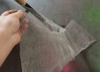 China Alkali And Acid Resistance Stainless Steel Knitted Wire Mesh 0.08mm To 0.5mm for sale