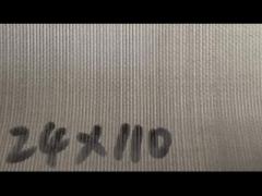 Stainless Steel Dutch Weave Wire Mesh 24x110 Mesh Counts