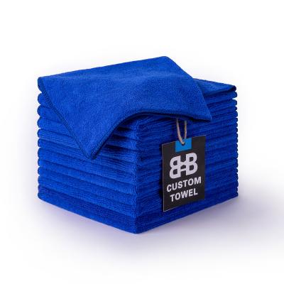 China Child-Proof Wholesale 30x30cm Custom Dish Cloth Towel Car Microfiber Cleaning Cloth for sale