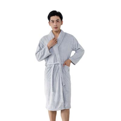 China Child-Proof Wholesale luxury custom Coral fleece Terry Bathrobe super soft Hotel spa women bathrobe for sale