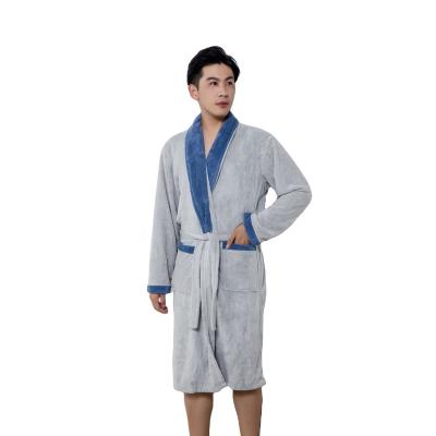 China Child-Proof Professional Supply Hooded Coral Fleece Robes Bathrobe Flannel Bathrobe Robe Womens Men'S Sleepwear Hotel Bathrobe With Hood for sale