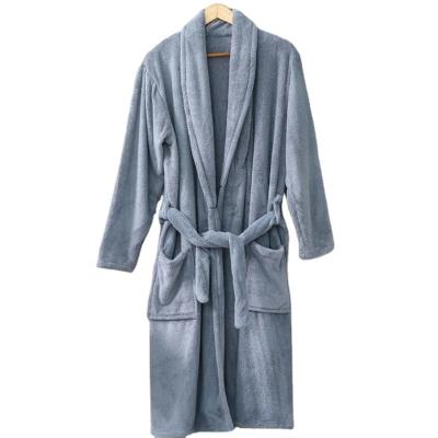 China Child-Proof Unisex Custom Professional Supply Hooded Coral Fleece Robes Bathrobe Flannel Bathrobe Robe Womens Men'S Sleepwear Hotel Bathrobe for sale