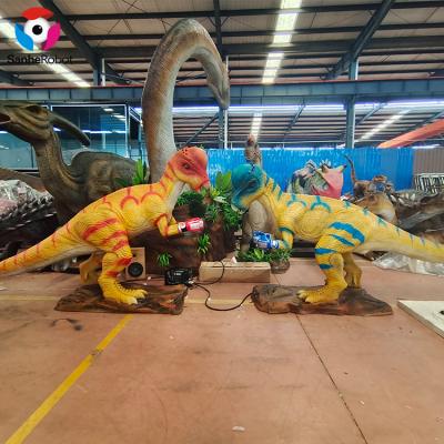 China Realistic Animatronic Dinosaur Theme Realistic Moving Pachycephalosaurus Interactive Dinosaur for sale