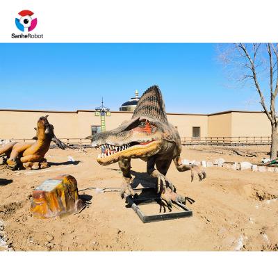 China Life Size Dino Moving Animatronic Statue Realistic Motion Dinosaur For Dinosaur Park for sale