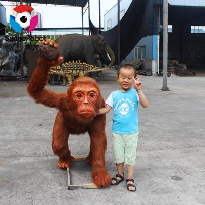 China Realistic Motion And Manipulation Expedition - Animatronic Monkey Decoration Zoo Park Animal RA039 For Sale for sale