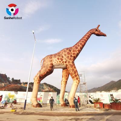 China Realistic Animatronic Animal Of Motion 17M Giraffe Animal Model For Sale for sale