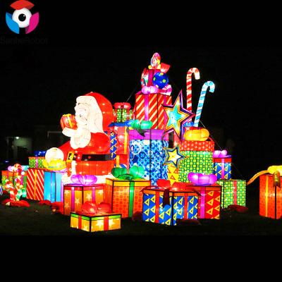 China Steel Led Christmas Light Decoration Lantern Christmas Lights Lantern Chinese Chinese Manufacturer for sale