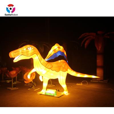 China Waterproof Decoration Dinosaur LED Steel Lantern For Sale for sale