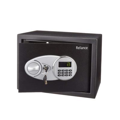 China Digital Steel Keypad Safes Cold Rolled Black Steel Security Safe Box for sale