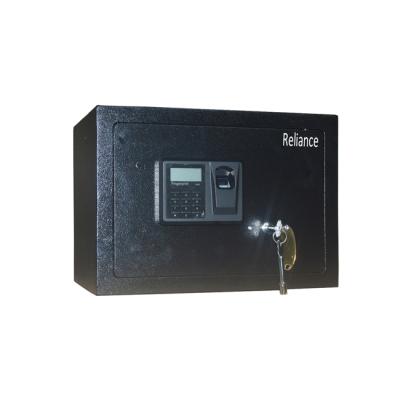 China Small Medium Size Cold Rolled Steel Safe Box With Biometric Fingerprint Lock for sale