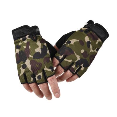 China Anti-Slip Outdoor Sports Bike Half Finger Climbing Gloves Kids Breathable Training Gloves for sale